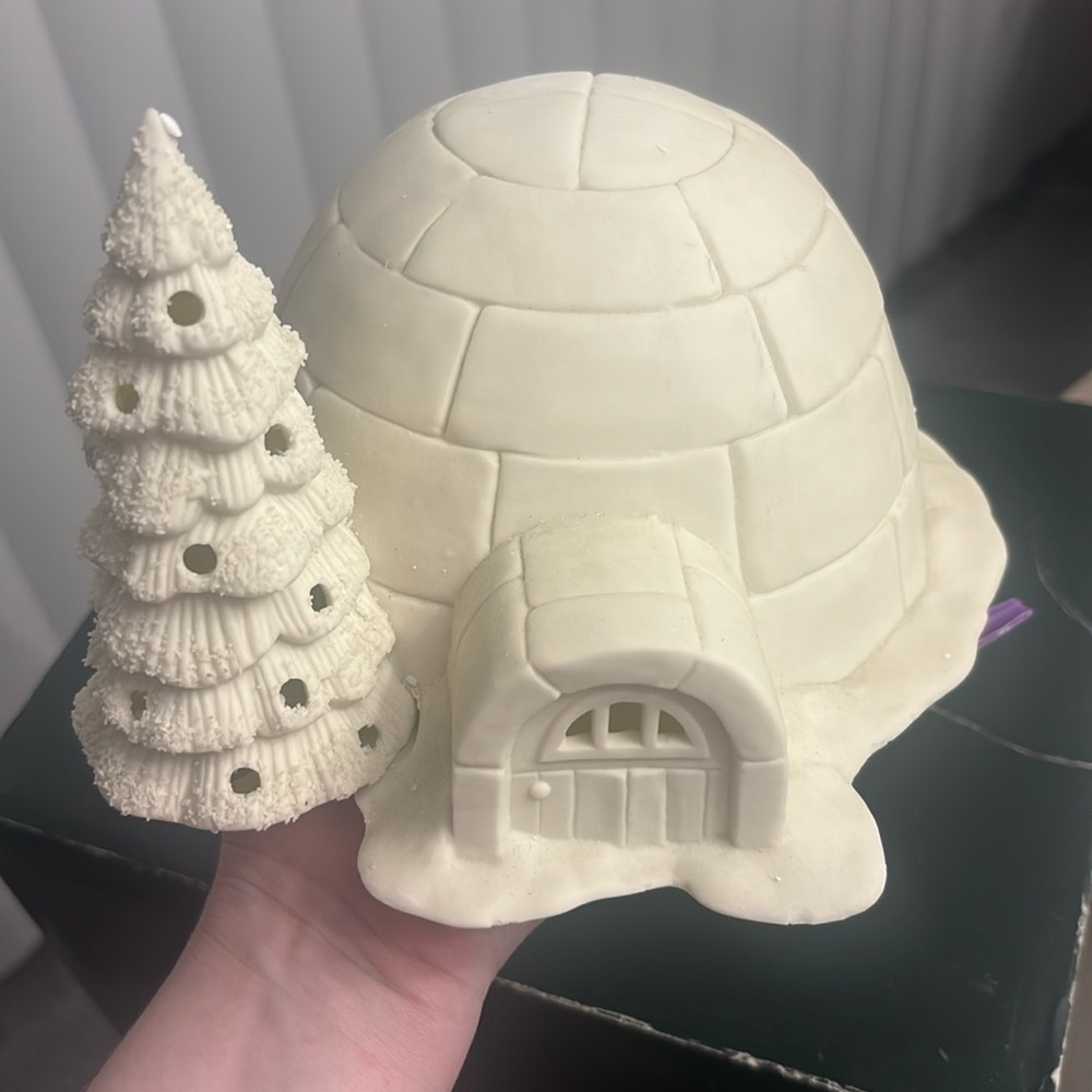 Vintage Snowbabies! “Icy Igloo”